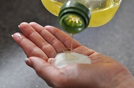 μαγειρική σόδα με ελαιόλαδο για την ανάπτυξη του πέους